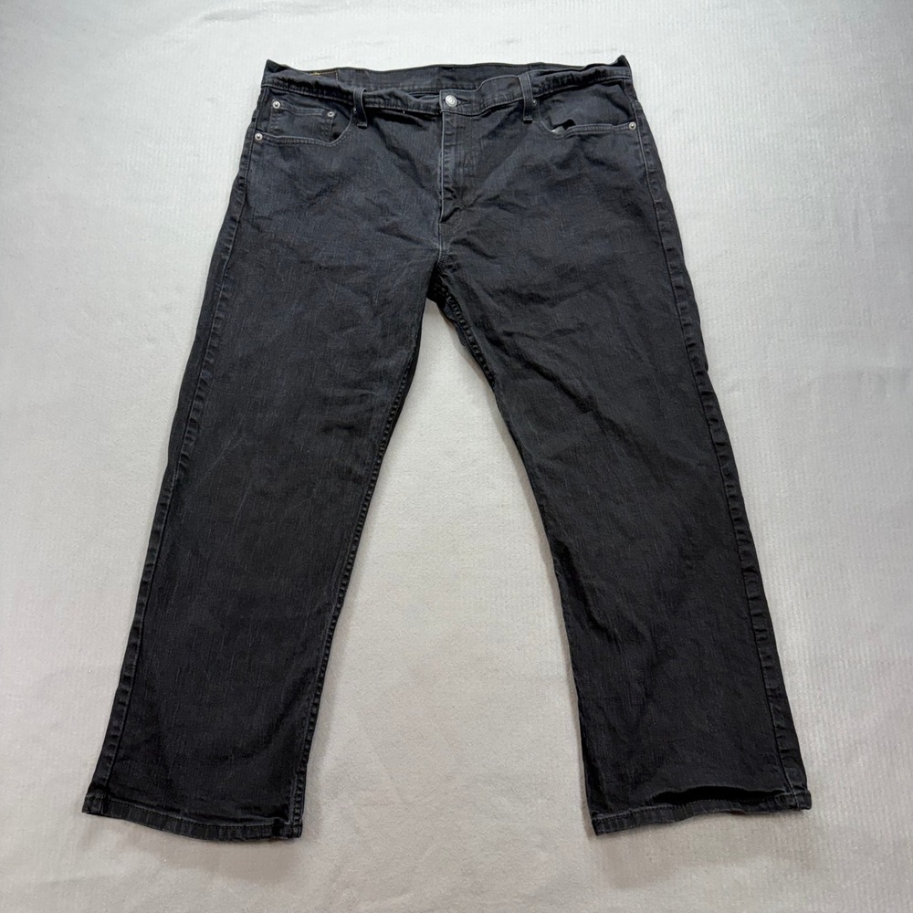 Levi's 569 Loose Straight Jeans Mens 40x30 Black Denim 00569-0125